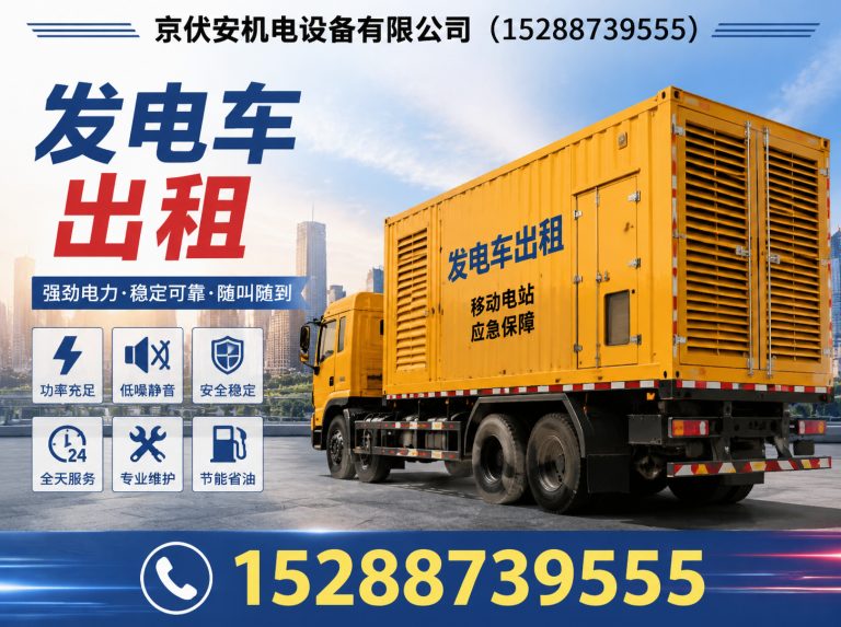 泰州静音发电车租赁展示图