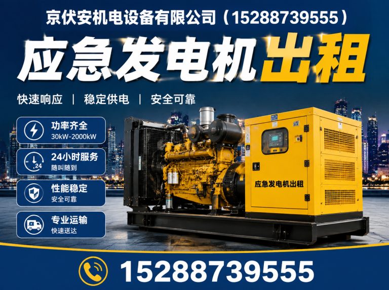 泰州柴油发电机组出租展示图