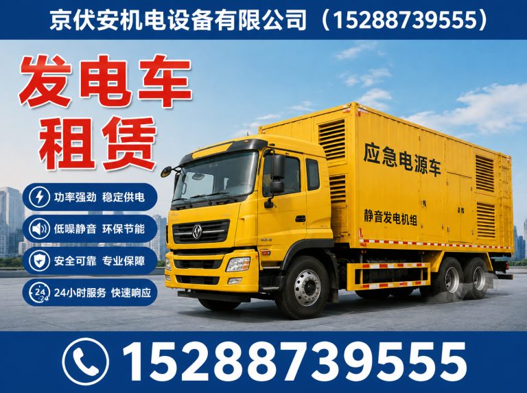 泰州应急发电机出租展示图